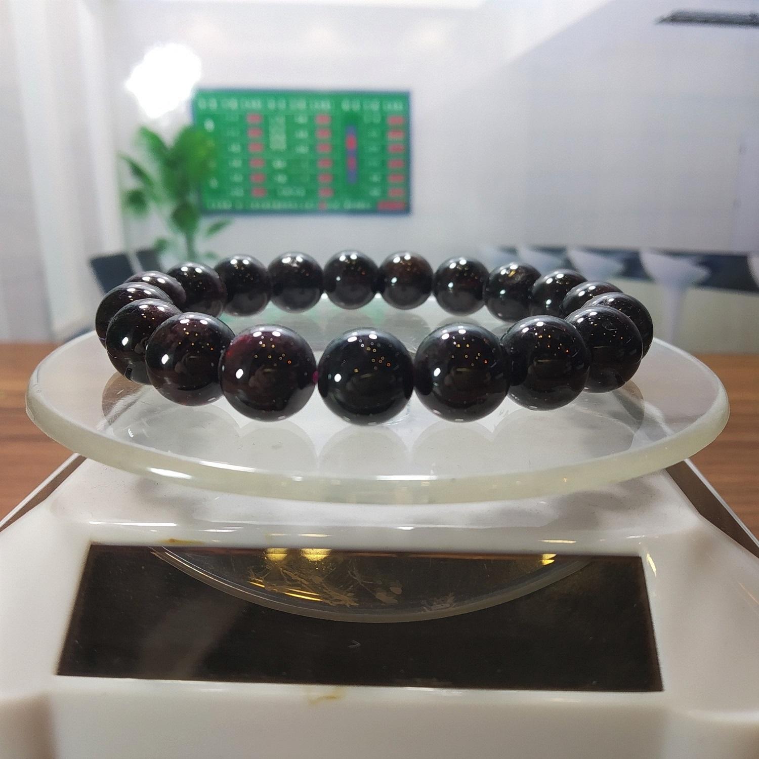 Vòng phong thủy, vòng đá garnet 10li