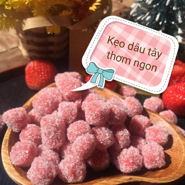 [HCM]BỊCH 200gr KẸO DÂU TÂY ĐÀ LẠT THƠM NGON