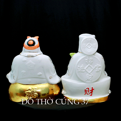 [ Cao 20 cm ] THẦN TÀI THỔ ĐỊA  MEN SỨ ĐỨC HÓA - HÀNG NHẬP KHẨU