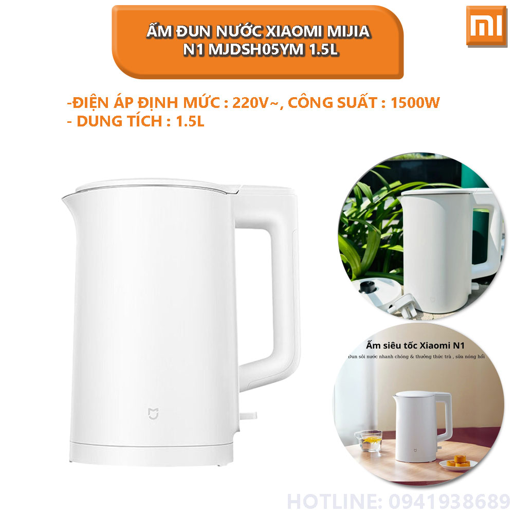 Mijia 1A kettle-Xiaomi MiJia kettle N1 mjdsh05ym 1.5L kettle-1 month warranty