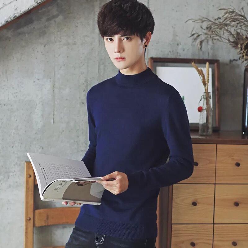 ÁO LEN NAM CỔ CAO / ÁO LEN NAM HÀNG ĐẸP DÁNG CHUẨN áo len nam áo len nam áo len nam cổ lọ