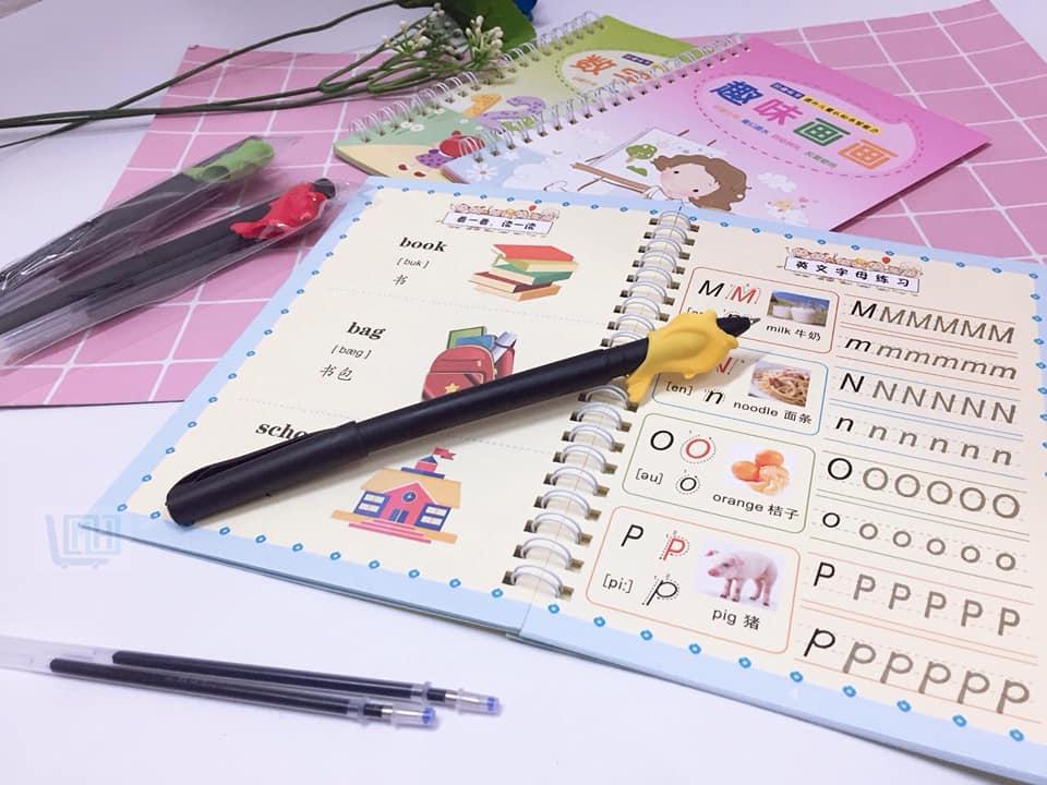 Sét 3 quyển sách tô màu cho bé