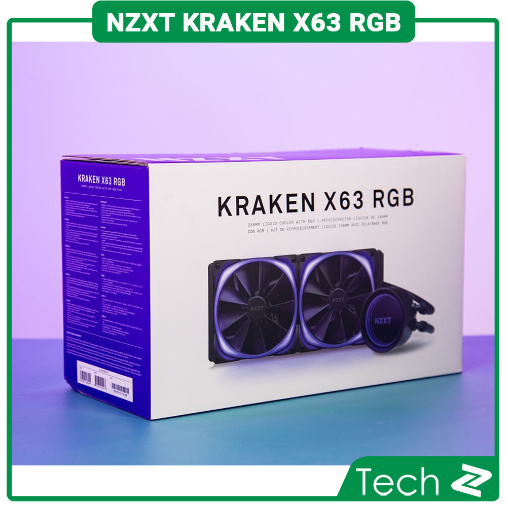 Tản nhiệt nước CPU NZXT Kraken X63 RGB (White/Black)
