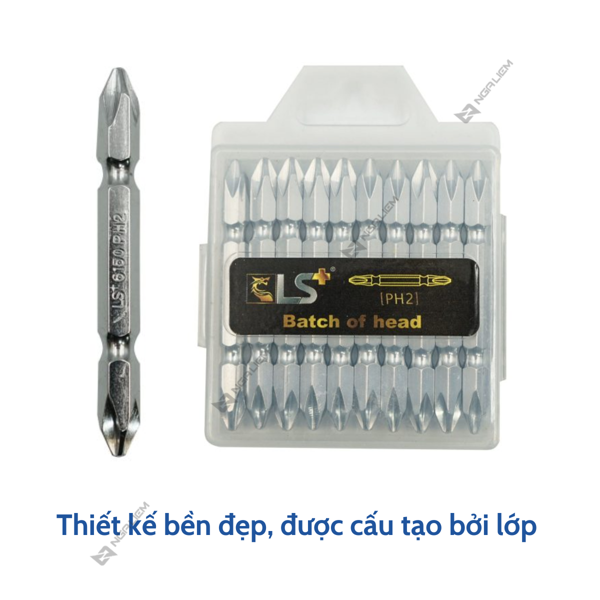 Mũi bắn vít (đầu bake) trắng LS+ (45mm, 65mm, 100mm) [Hàng chính hãng]