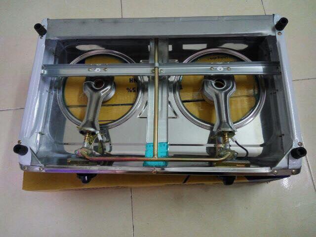 Bếp gas đôi mặt inox giá tốt