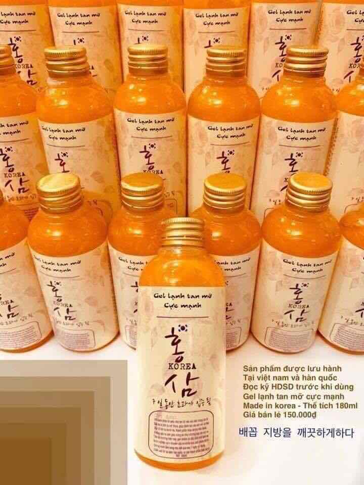 COMBO 2 LỌ GEL TAN MỠ LẠNH HÀN QUỐC 300ML