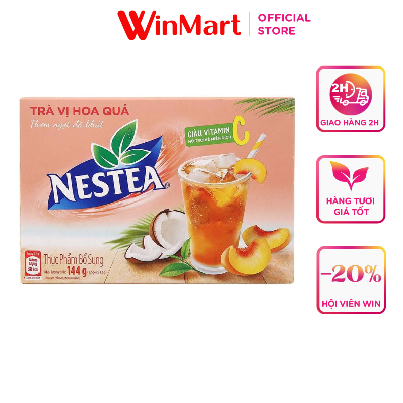 -Trà Nestea vị hoa quả hộp 144g