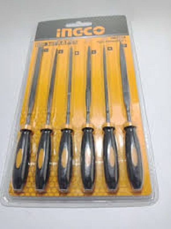 140mm Bộ giũa mini 6 chi tiết Ingco HKTF63