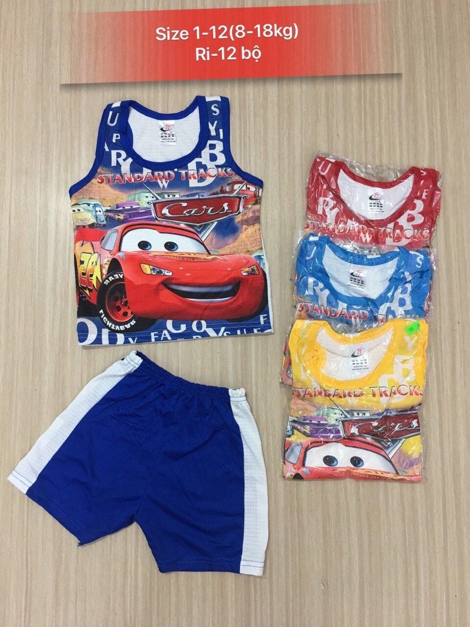 combo 3 bộ lưới cho bé trai 7-20kg