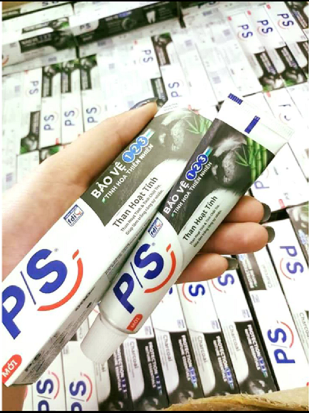 Combo 5 típ Kem Đánh Răng P/S Than Hoạt Tính (mini 30g)