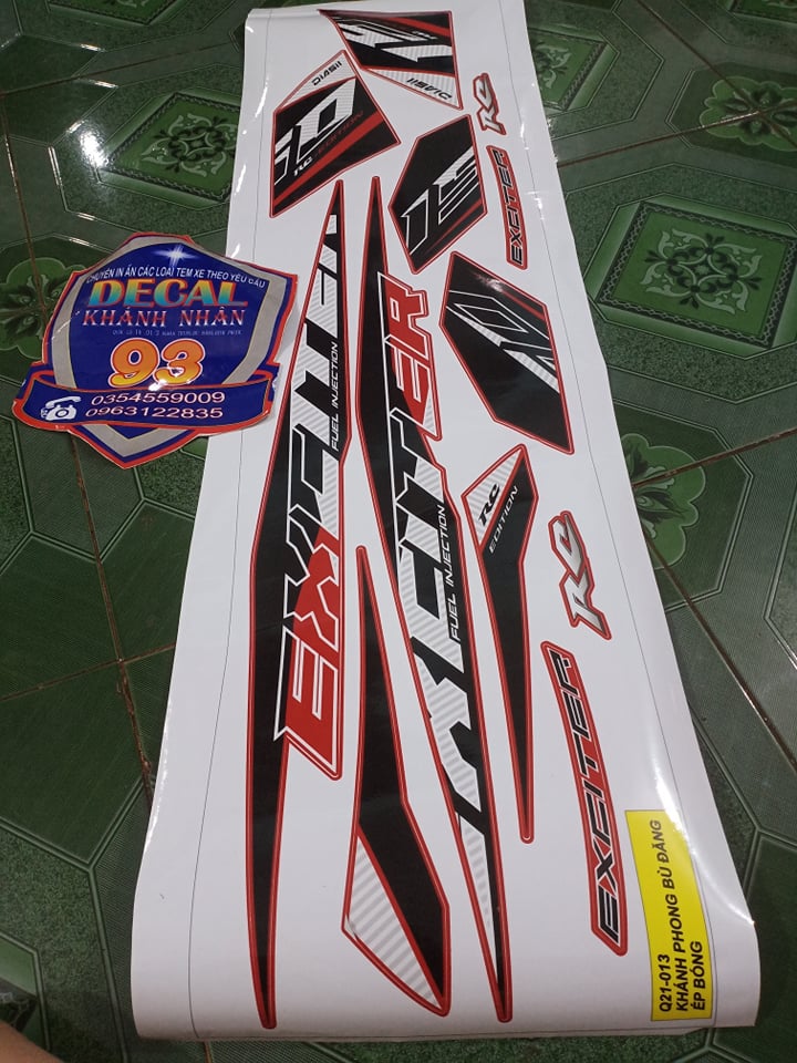 tem rời exciter 150, 2020 ko bay màu