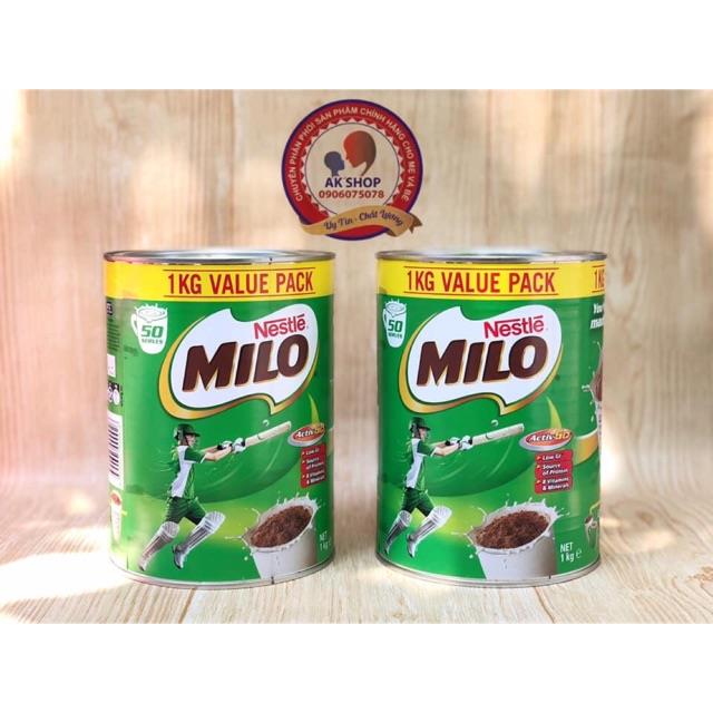 ❀✈  Milo Úc 1kg hàng chính hãng