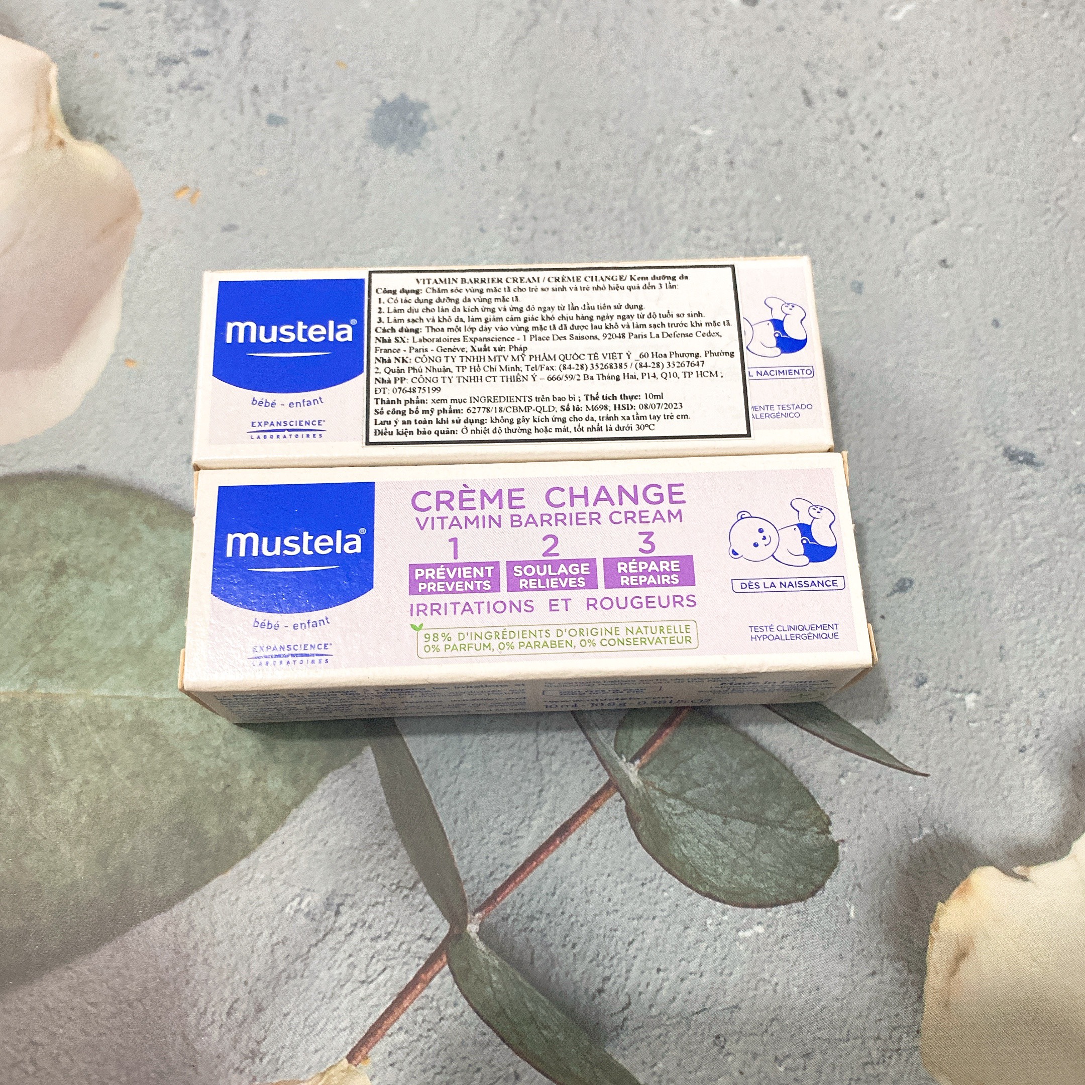 Kem Chống Hăm Tã Cho Trẻ Sơ Sinh & Em Bé Mustela (10ml)