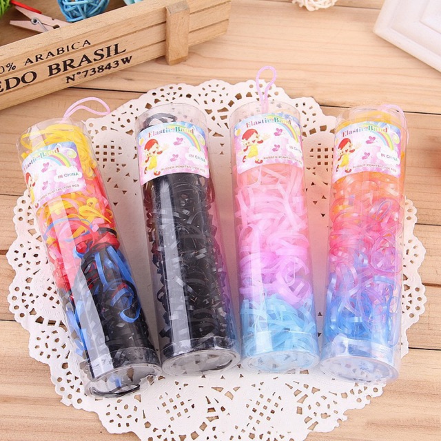 [HCM]Set 220 dây thun buộc tóc cho bé
