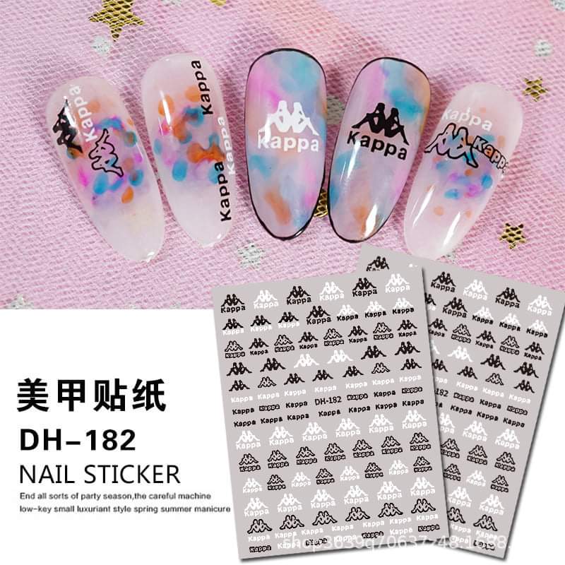 Sticker dán móng tay Thương hiệu nổi tiếng