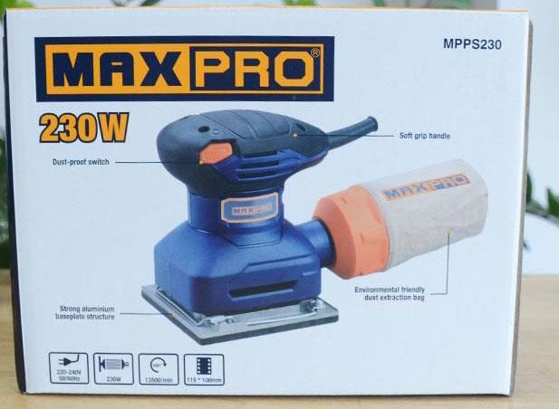 115mm x 110mm Máy chà nhám 230W Maxpro MPPS230