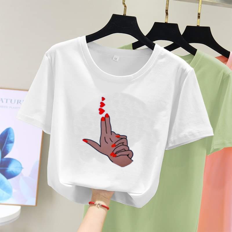 [HCM]áo đôi in hình bắn tim (giá 1ao)