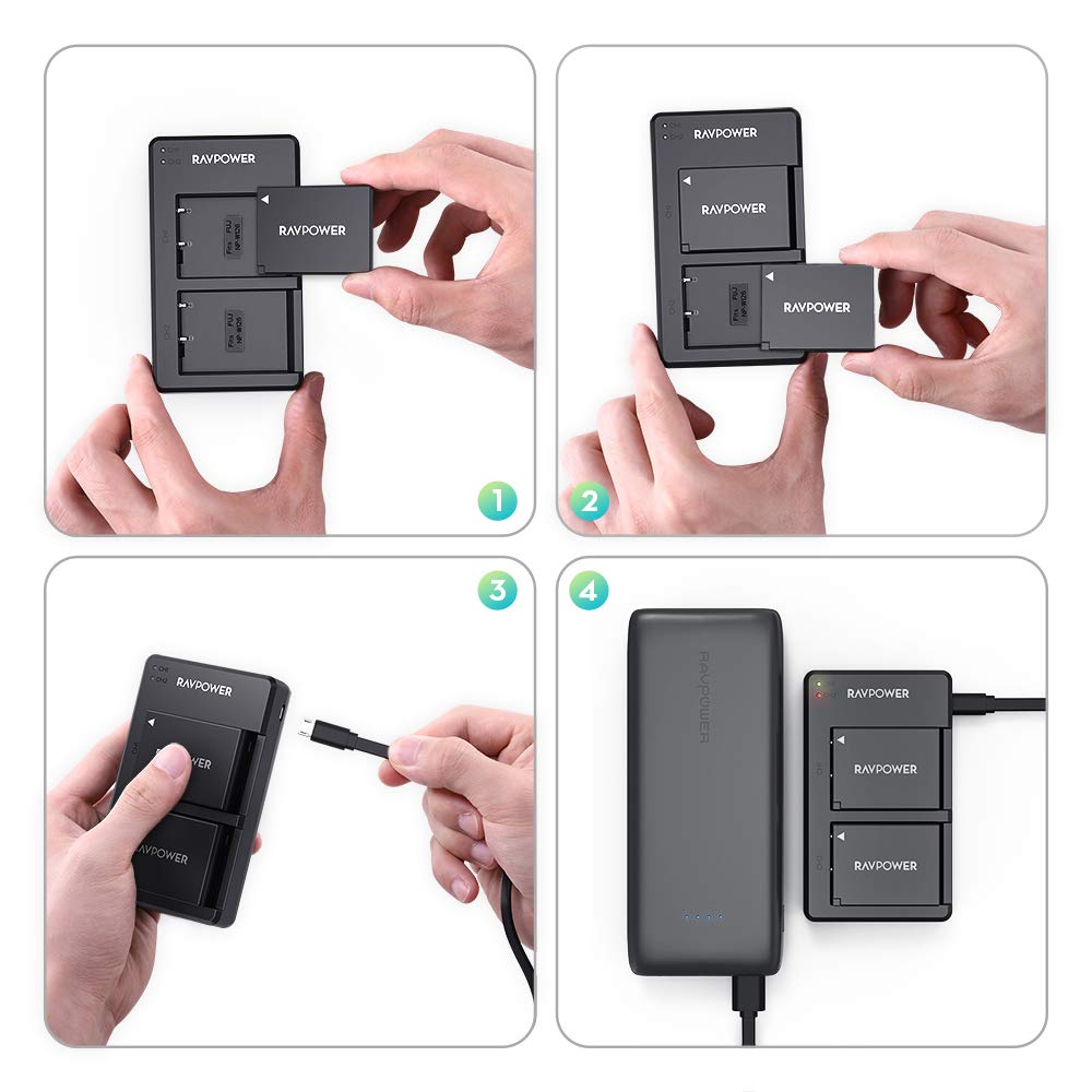[HCM]Pin máy ảnh RavPower cho Fujifilm NP-W126S