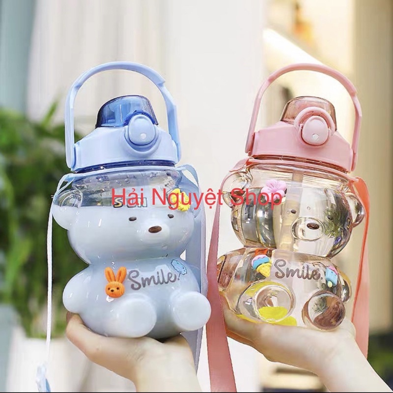 Bình đựng nước hình gấu dung tích 1 lít