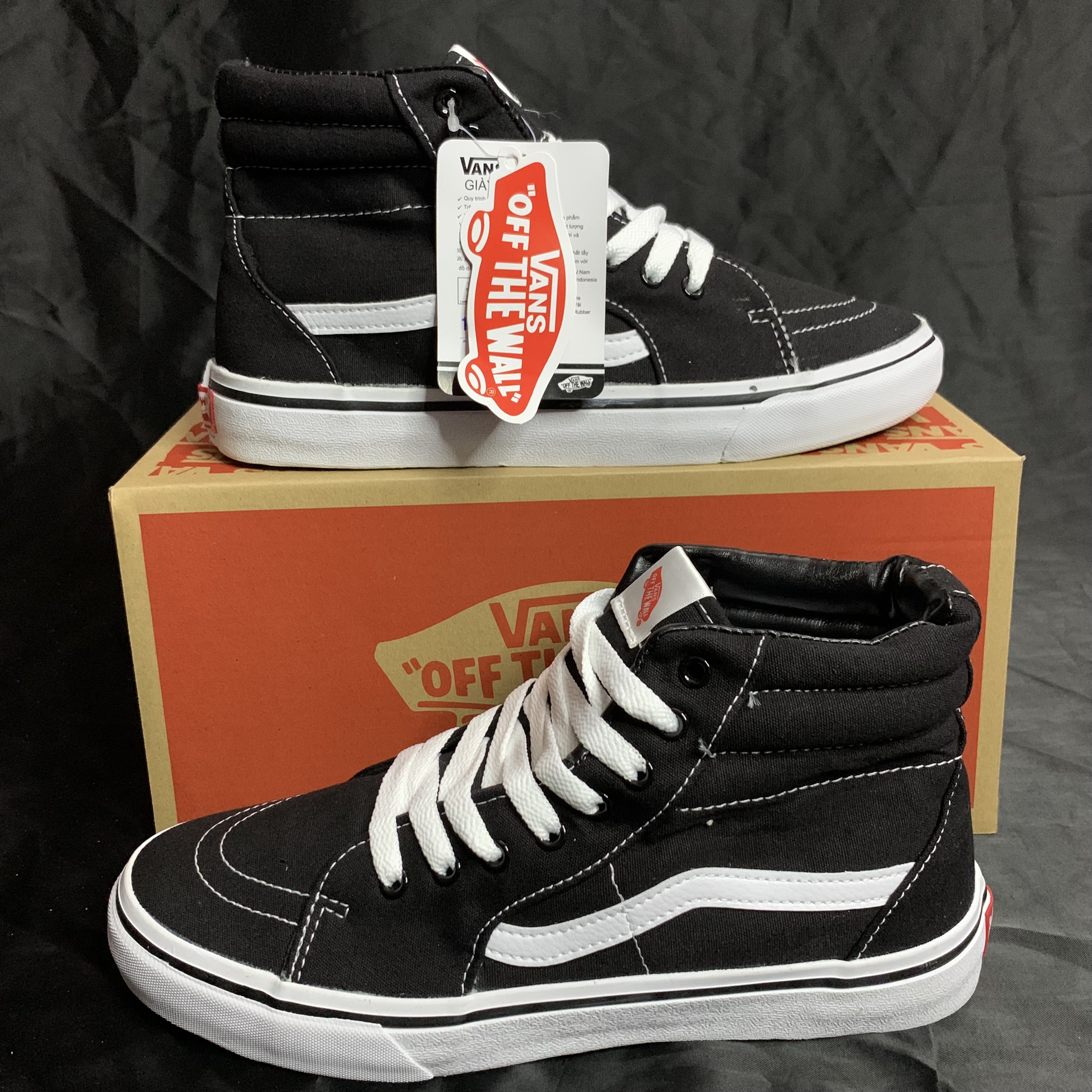 Giày sneakers Vans nam nữ cao cấp full box