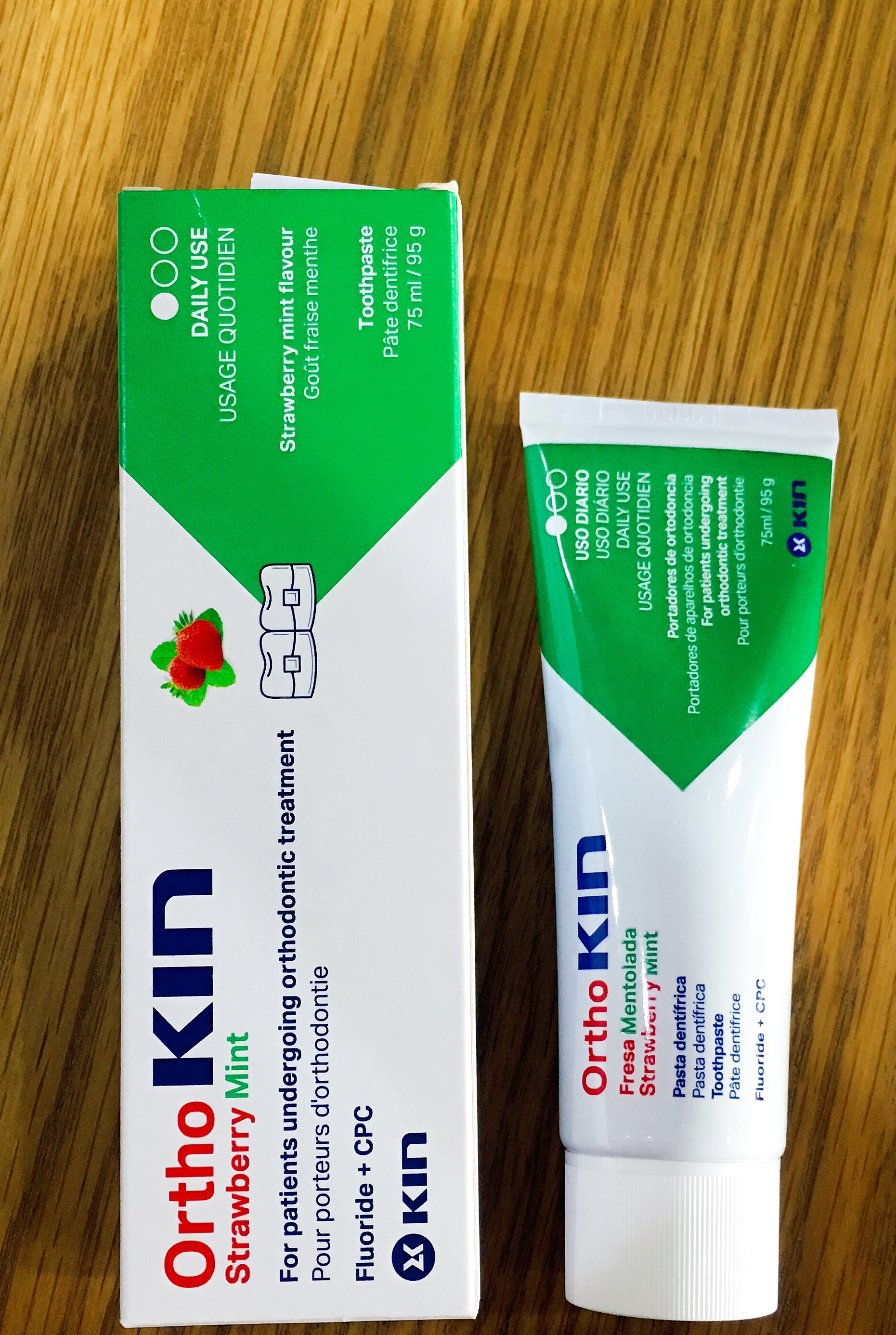 [HCM]Kem đánh răng ORTHOKIN - Dành cho răng niềng 75g
