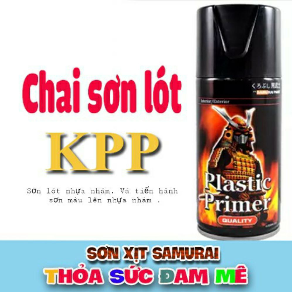 sơn samurai sơn lót nhựa nhám kpp không thể thiếu khi lên màu nhựa nhám