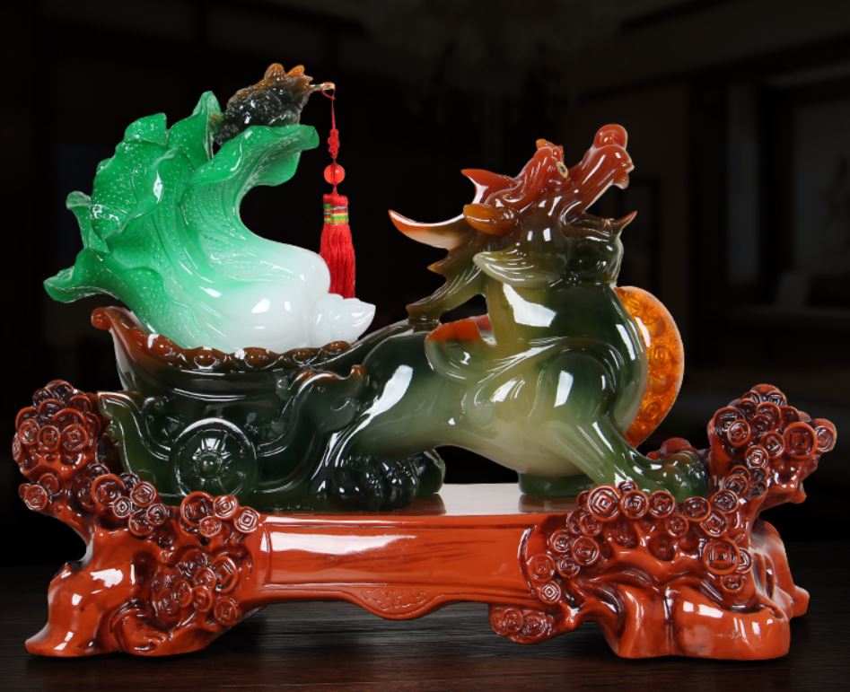 Tỳ hưu phong thủy kéo bắp cải