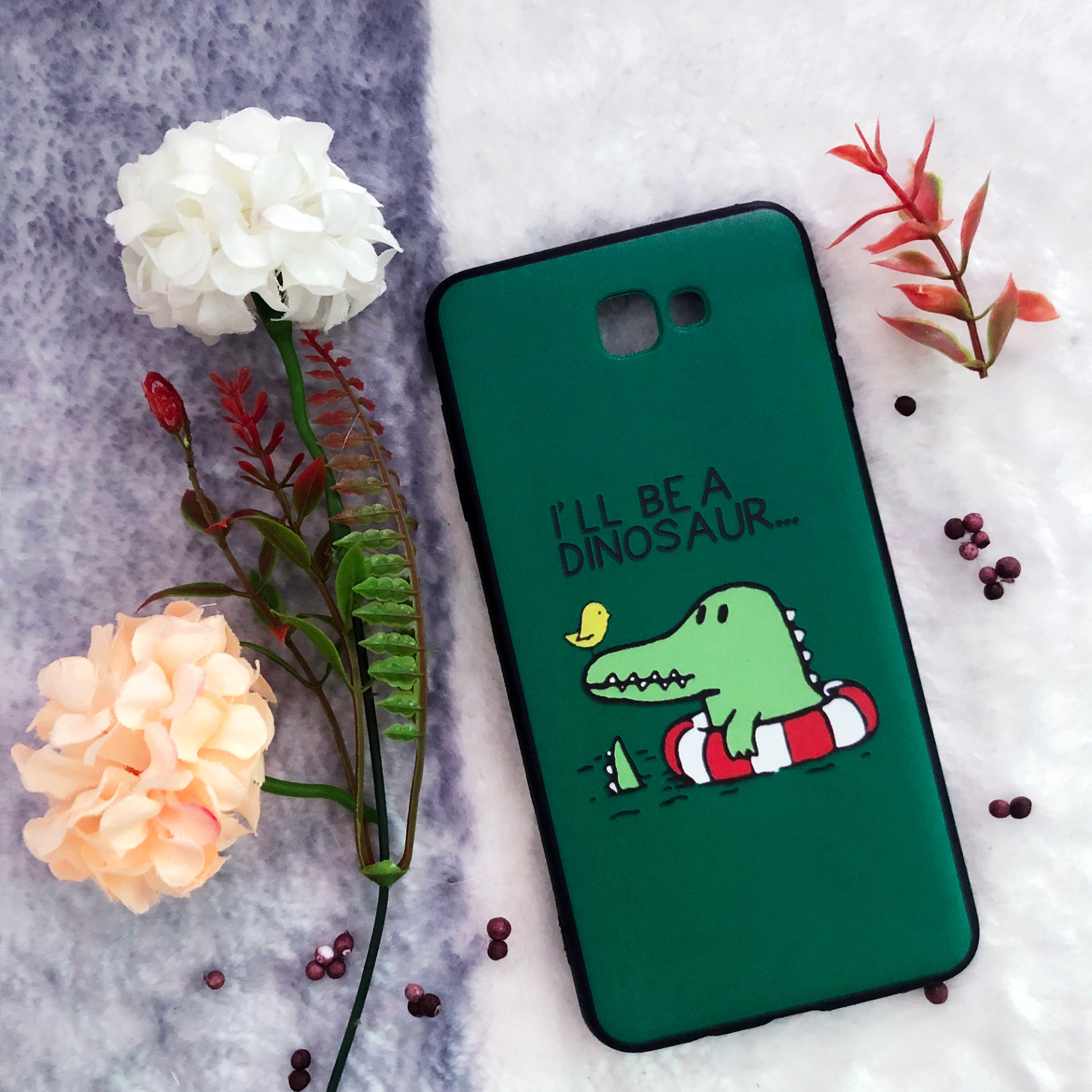 [Nhiều Mẫu] Ốp lưng dẻo Samsung J7 Prime (Thân đen - in hình siêu cute)