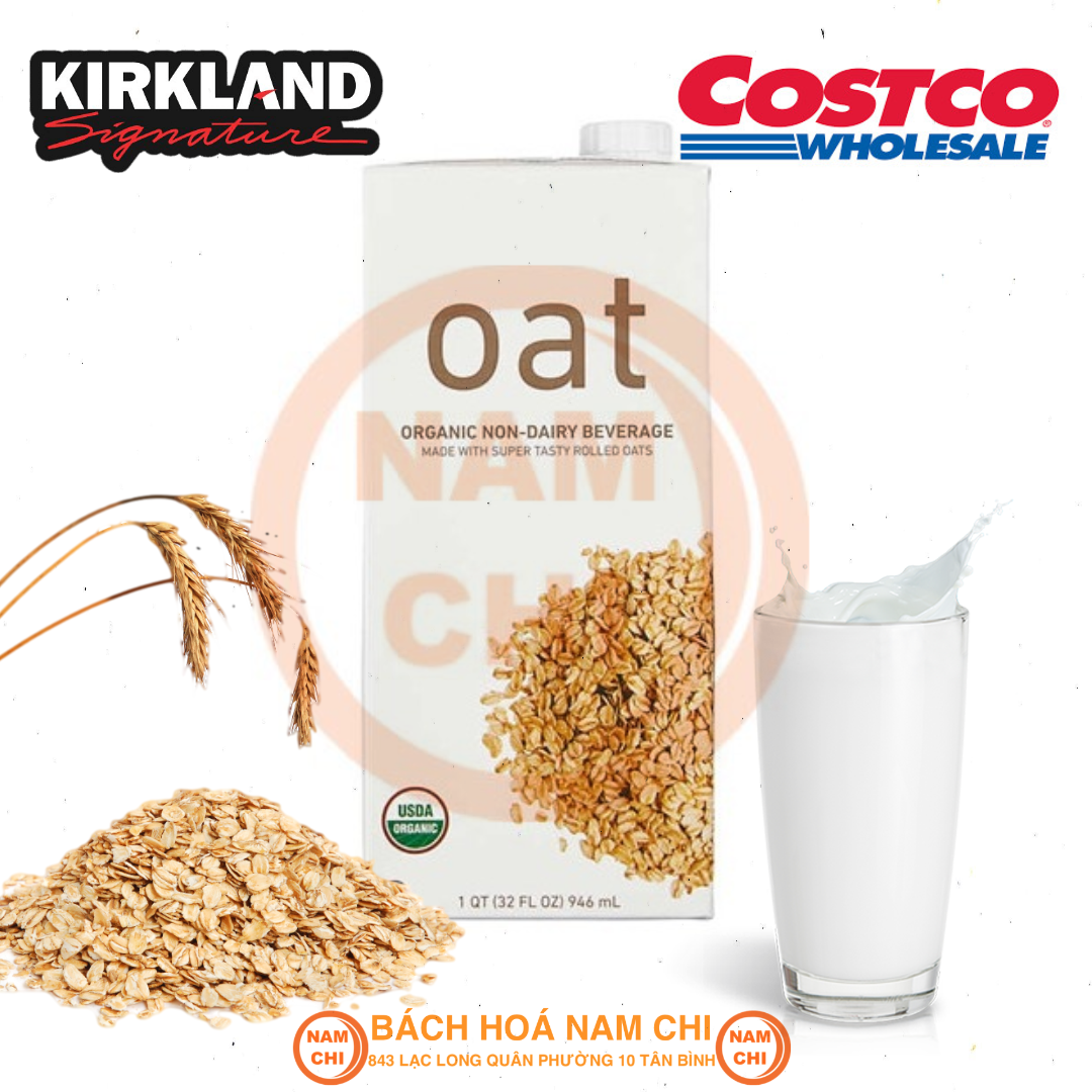 Sữa yến mạch kirkland signature organic oat milk 946ml tốt cho sức khỏe - mỹ