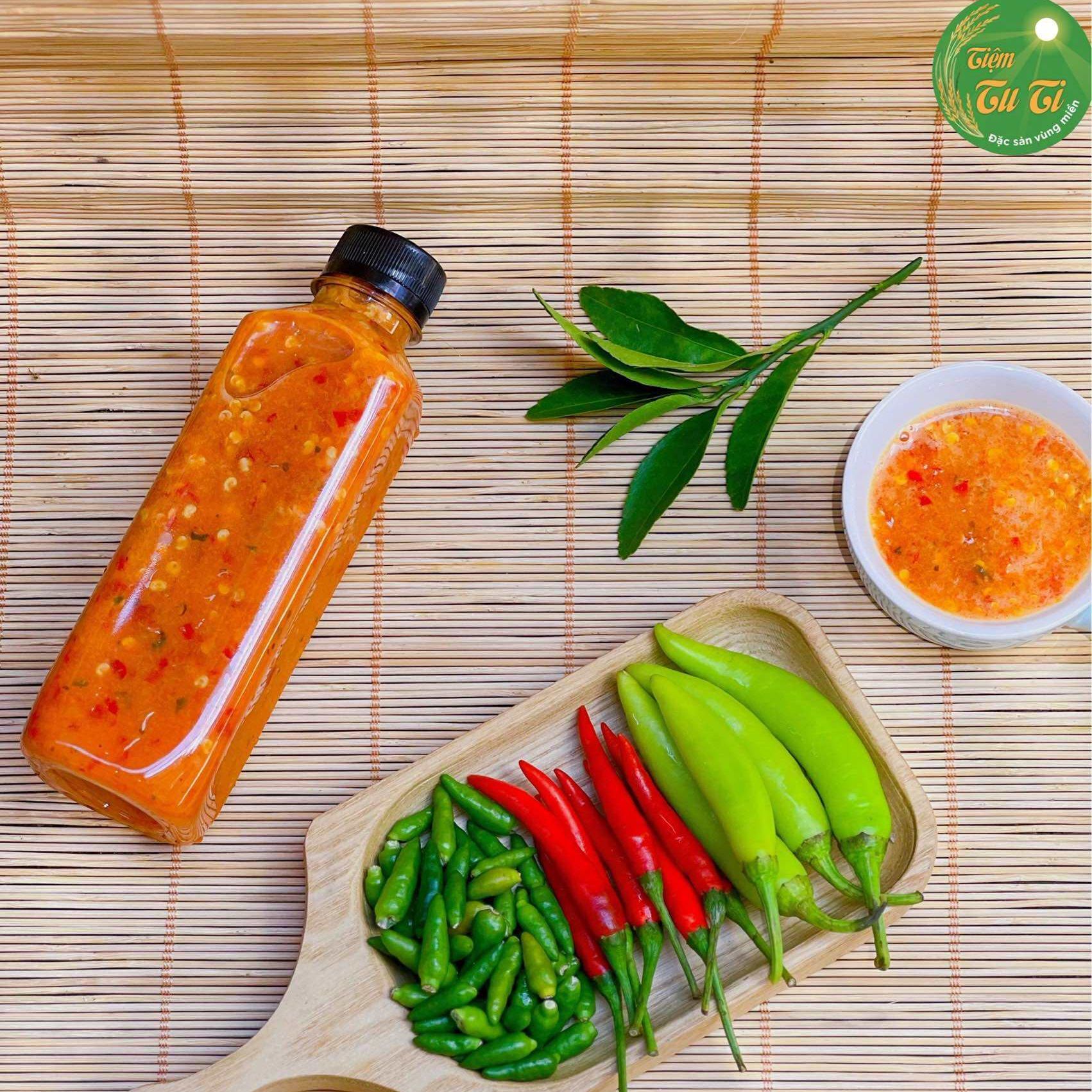 MUỐI ỚT ĐỎ 400ml - Muối Chấm Thần Thánh