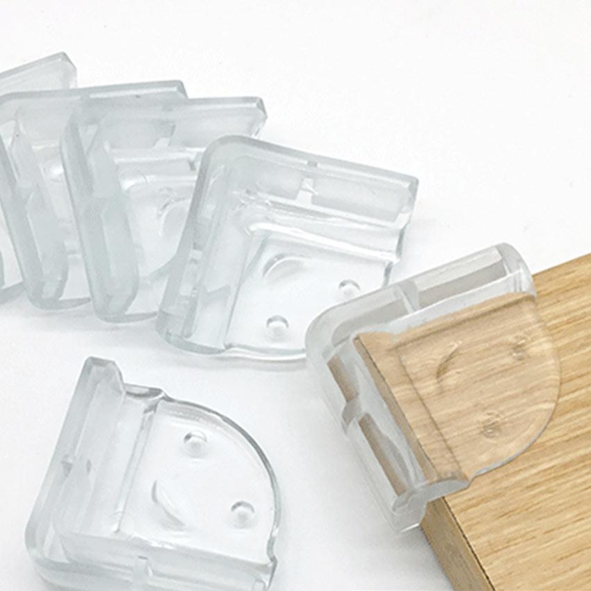 Bộ 4 Miếng Bọc Cạnh Bàn Silicon Hình Mặt Cười