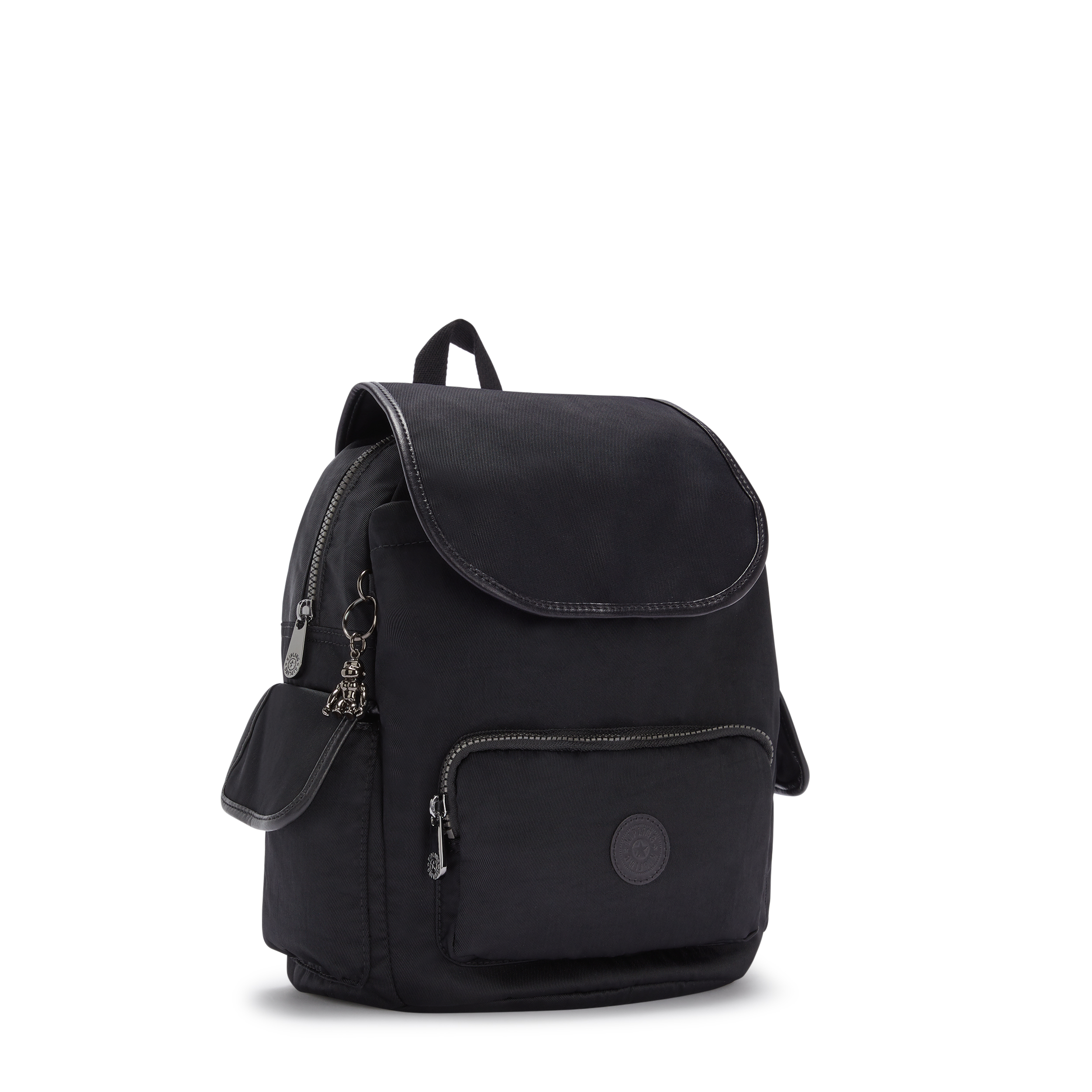 Kipling Balo City Pack S - Rich Black/ Elevated Wine - HUKI2525