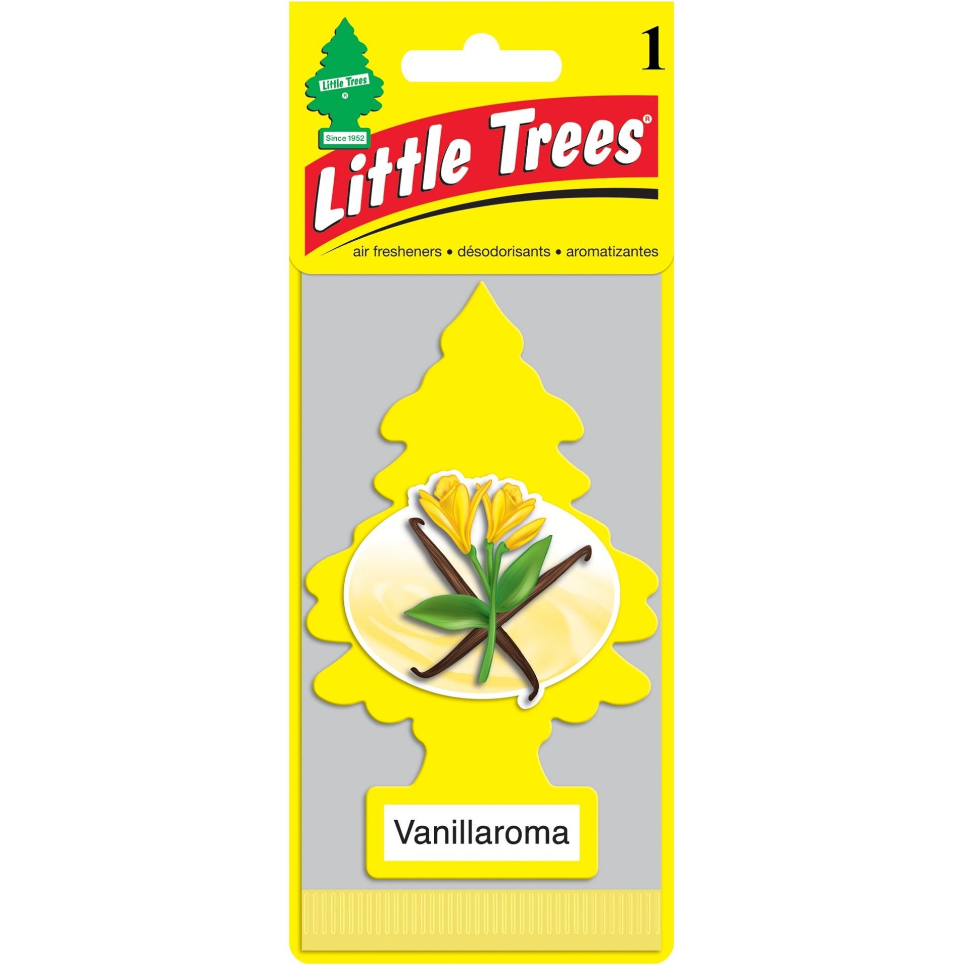 Cây thông thơm little trees (Mỹ) - Hương vani vàng khử mùi ô tô, phòng ngủ, tủ quần áo