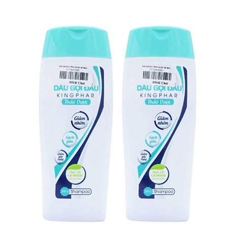 Dầu Gội Đầu Kingphar Thảo Dược - Hỗ trợ làm sạch da đầu, ngăn ngừa rụng tóc