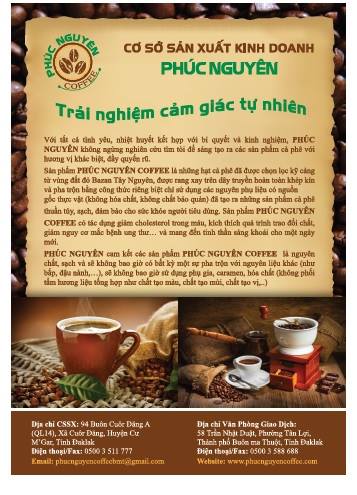 Cà phê nguyên chất Robusta (bột) gói 500g