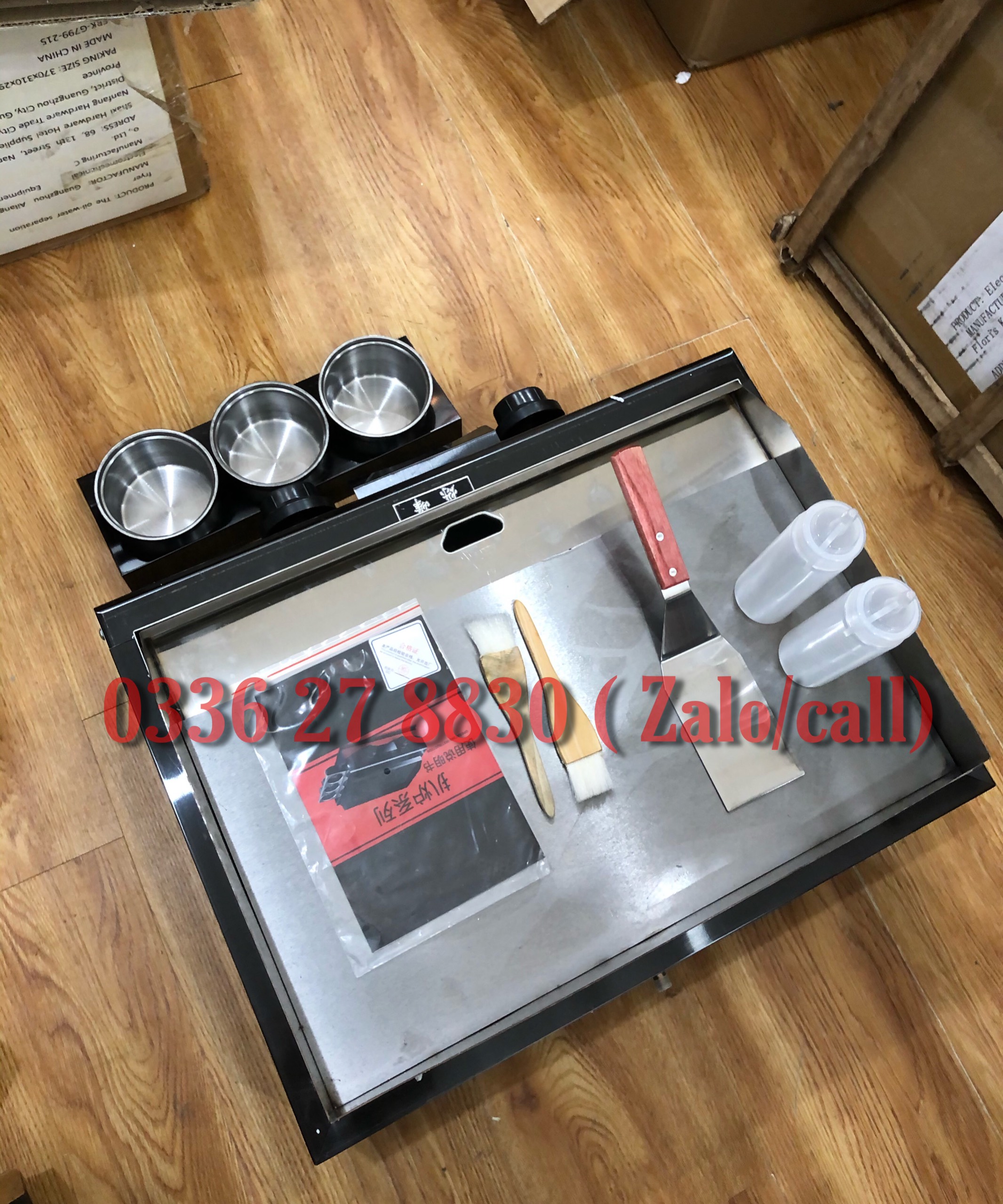 [Trả góp 0%]Bếp chiên phẳng Teppanyaki kiểu Nhật dùng gas-Kích thước 55cm-Giá rẻ-Bảo hành 1 năm