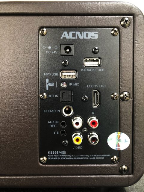 Dàn Âm Thanh Di Động ACNOS KS361MS