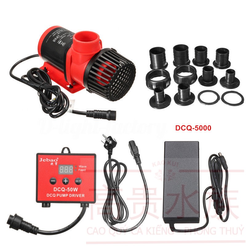 [HOÀN TIỀN 10%]Máy bơm bể cá Jebao DCQ 5000