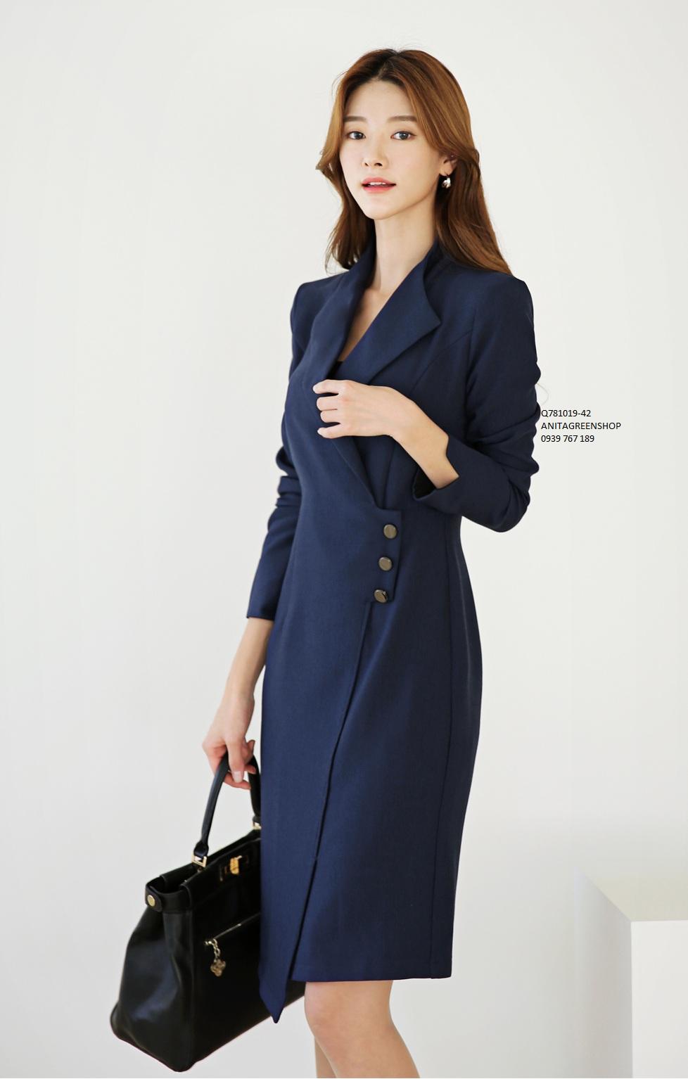 Q781019 đâm vest vạt xéo