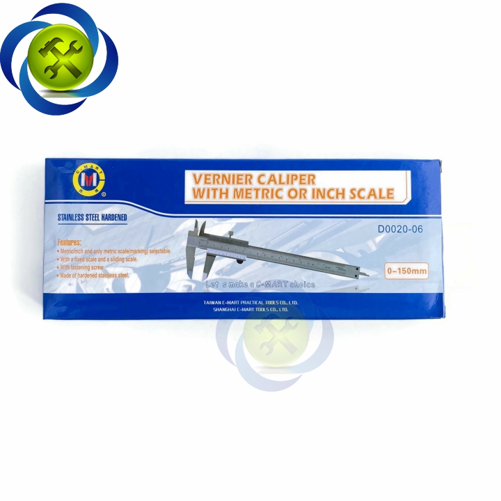 [HCM]Thước kẹp cơ  C-MART D0020-6 150mm