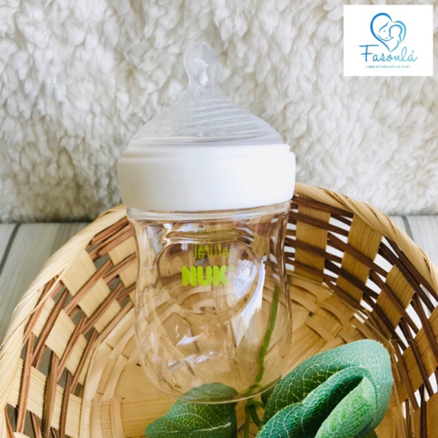 [HCM]Bình Nuk Simply Natural Bottle 150Ml 270Ml ( Tuỳ Chọn Size Núm)