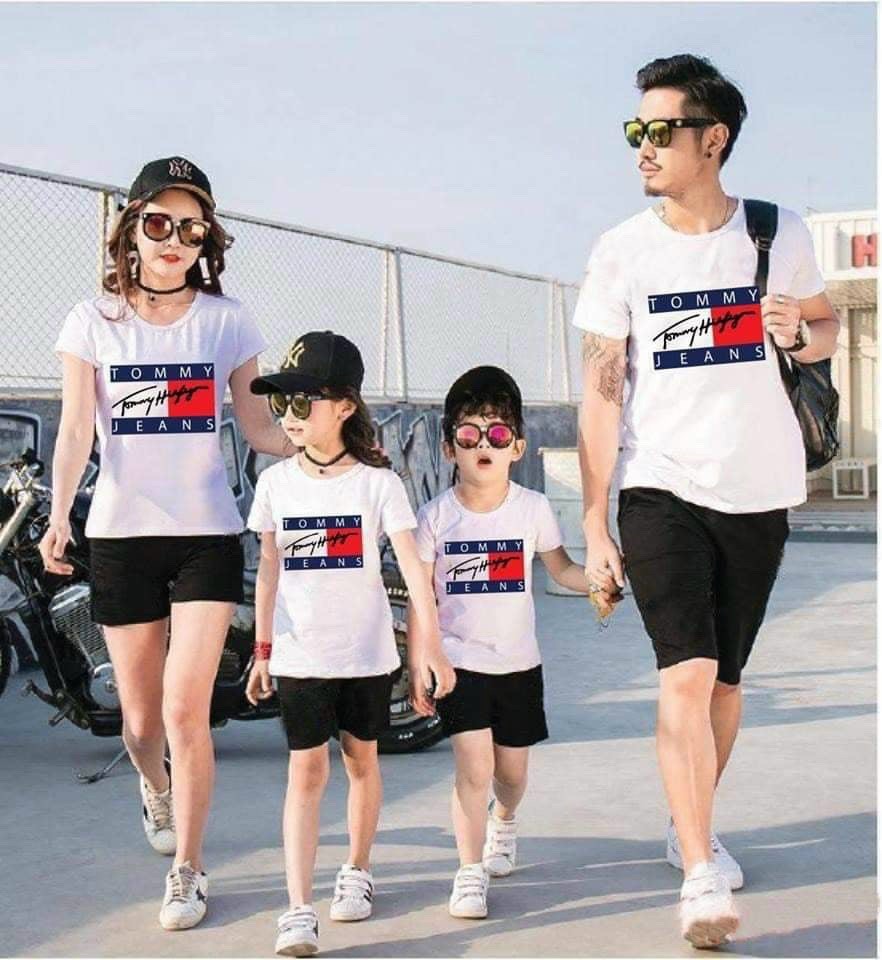 đồ gia đình đi biển, áo đi biển gia đình 3/4/5 người-áo team nhóm đi biển chất cotton mịn mát giá sĩ
