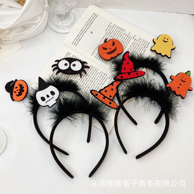 Băng Đô Cài Tóc Phong Cách Halloween - Bờm nón hoá trang halloween - Smart Baby