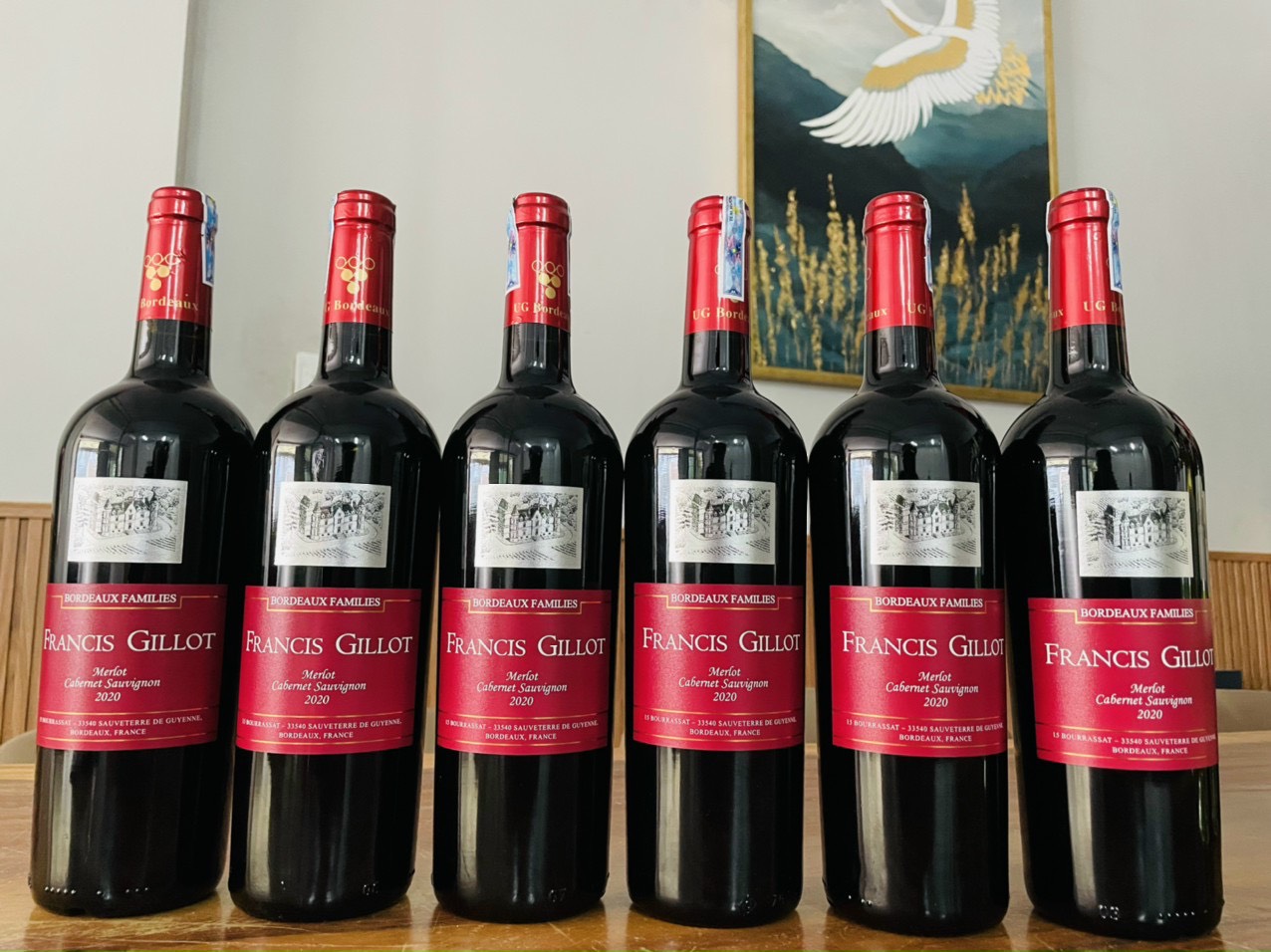 Vang Pháp FRANCIS GILLOT Merlot Cabernet