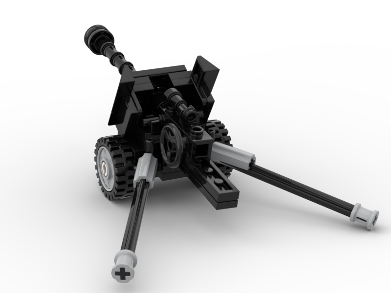 Đồ chơi lắp ráp Lego Moc Pháo Army Pak40-002
