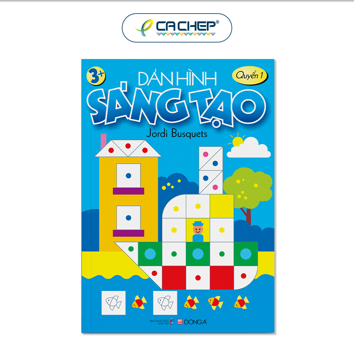 Cá Chép - Combo 4 cuốn Dán Hình Sáng Tạo