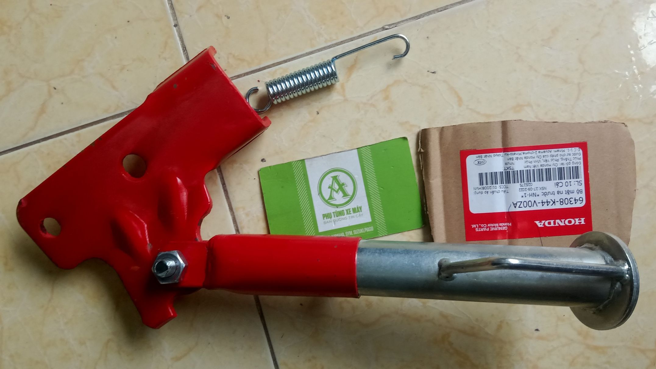 Chân chống cao cấp chuyên dùng cho xe chở hàng ( có bát )