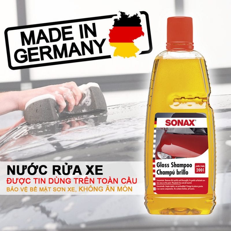 Nước Rửa Xe Sonax Gloss Shampoo 1lit