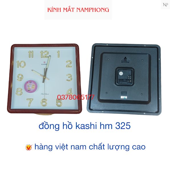 ĐỒNG HỒ TREO TƯỜNG KASHI HM325