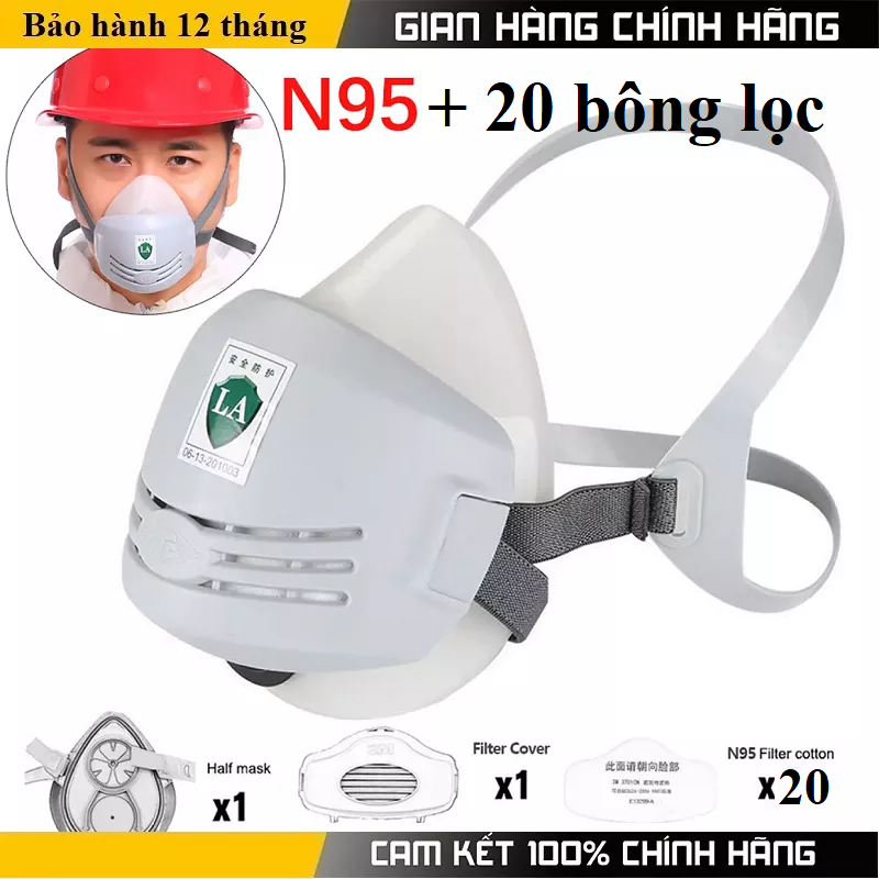 Mặt nạ phun thuốc trừ sâu,phun sơn,chống khói bụi